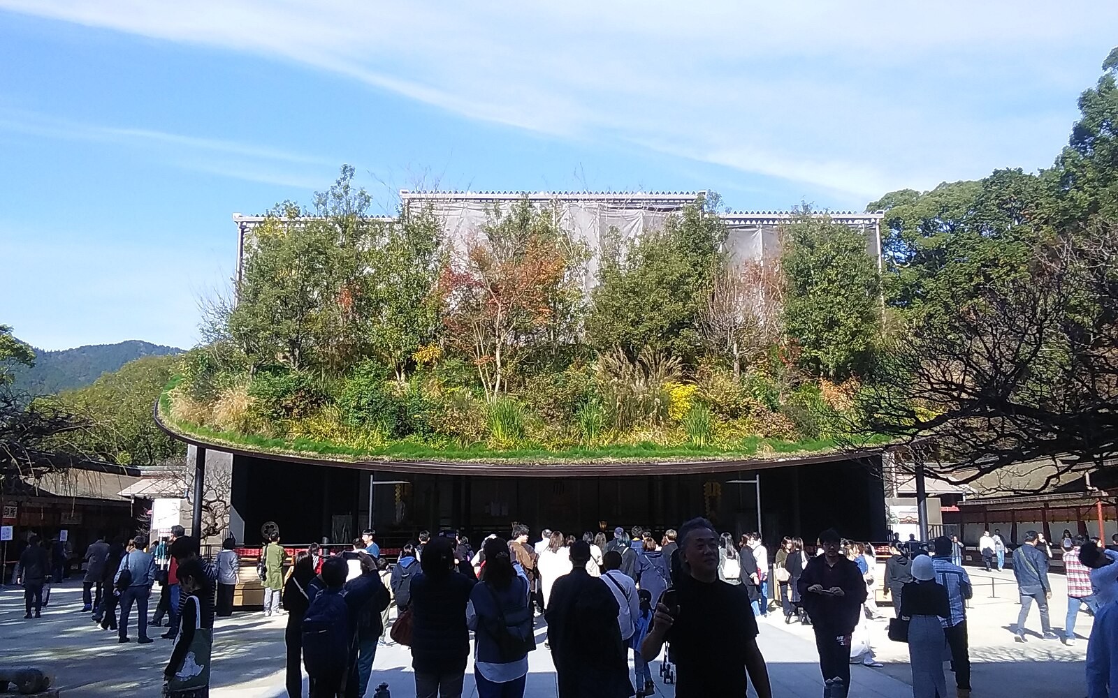 Dazaifu Tenmangu temporary main hall architecture