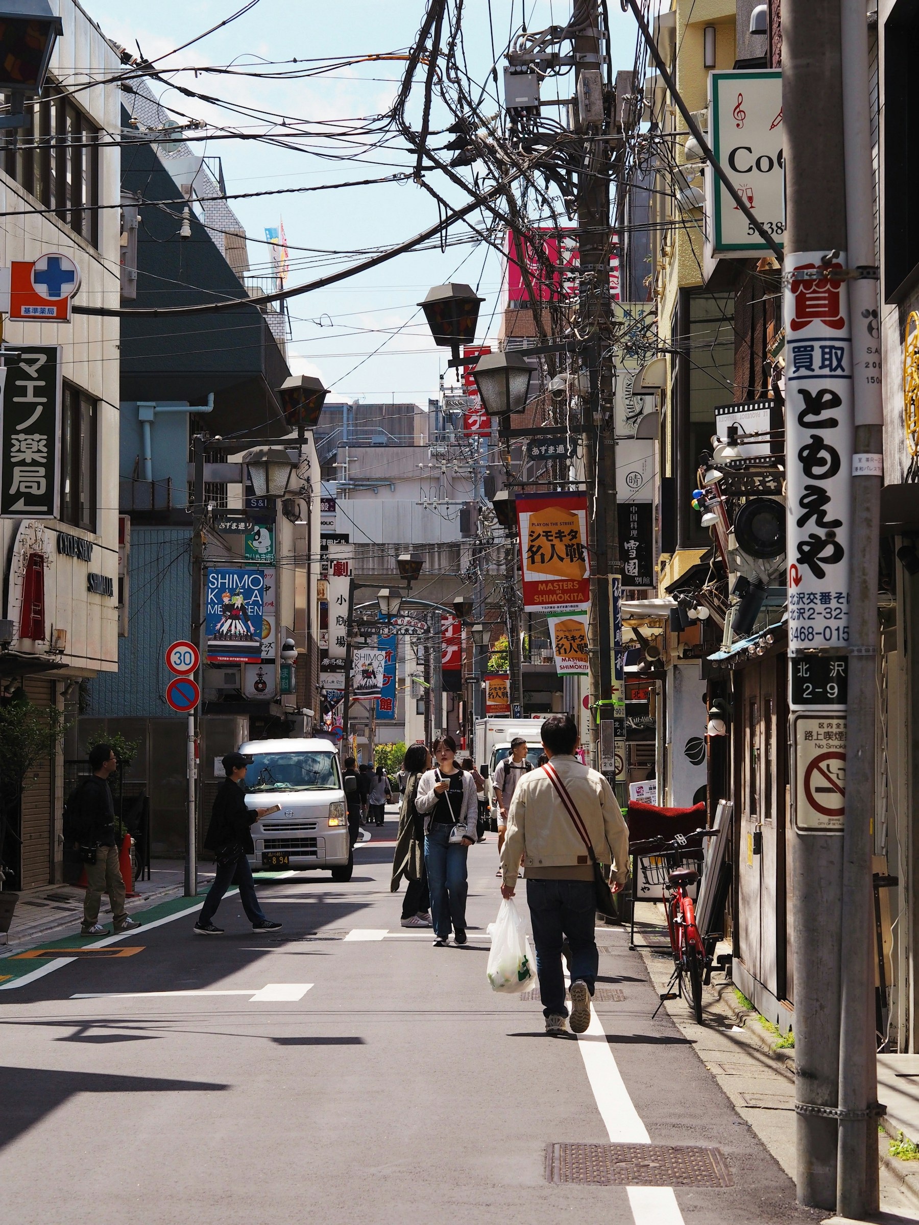 시모키타자와 상점가의 낮 풍경