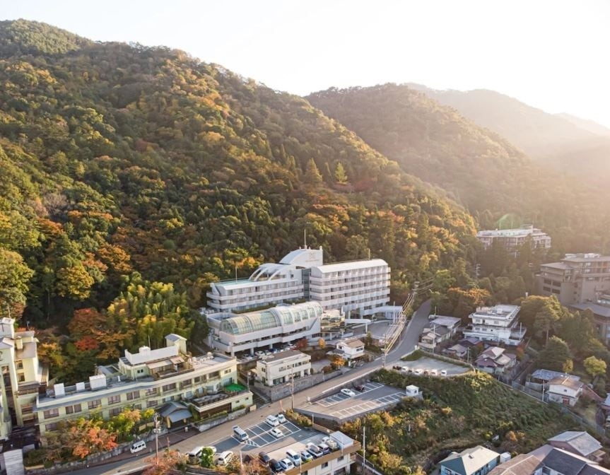 현재 상품에서 안내하는 아리마 온천 료칸 후보의 공용 공간