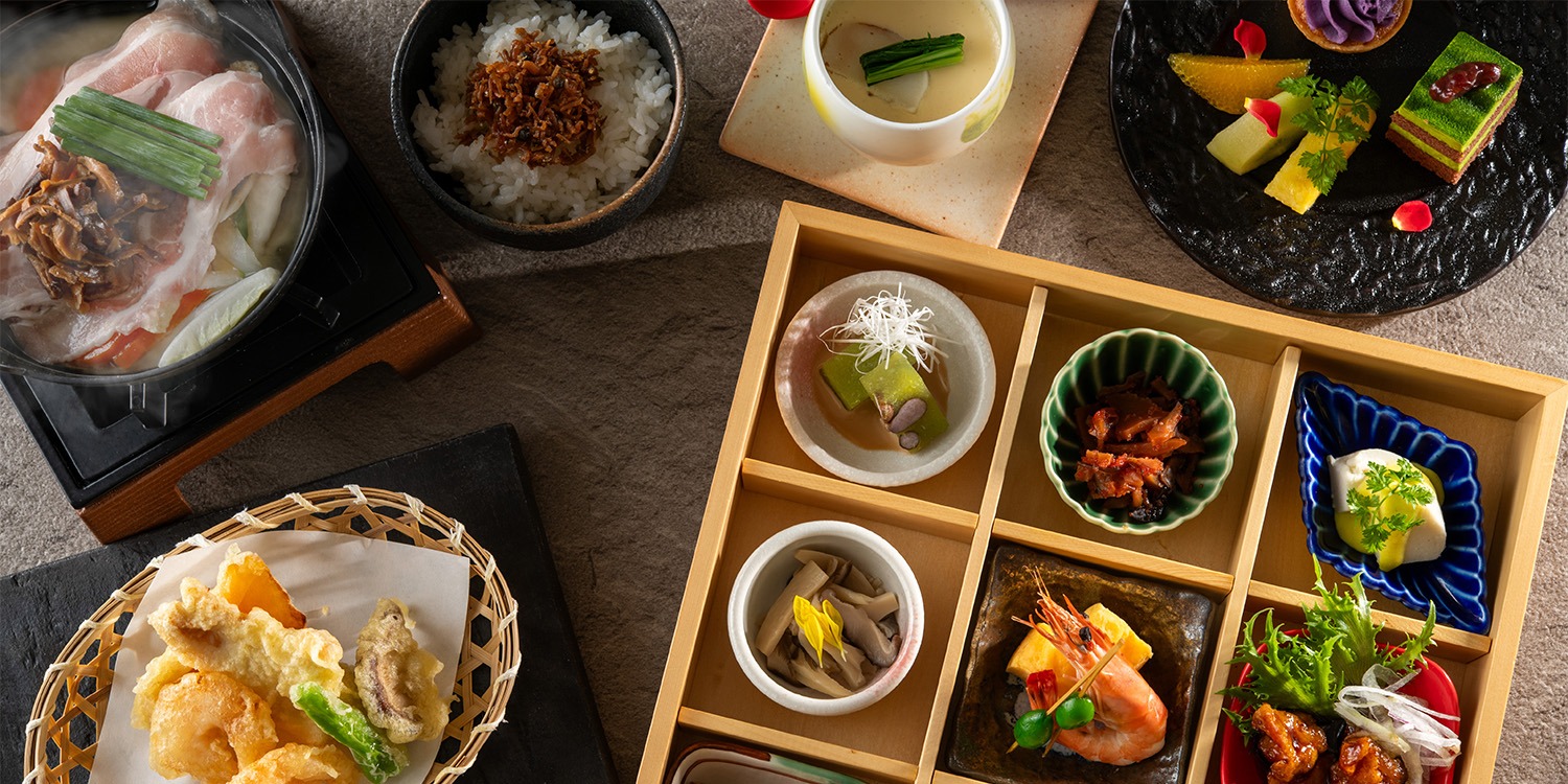 카메노이 호텔 벳푸 일본식 식사 상차림