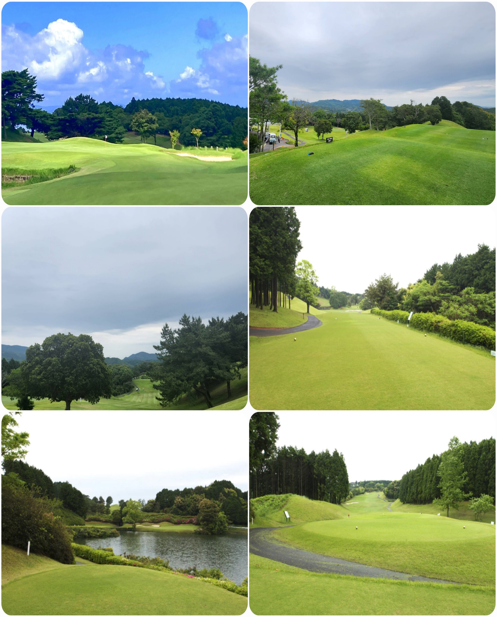 오무라완 골프클럽 뉴 코스 (Ohmurawan Golf Club New Course) 실제 코스 사진