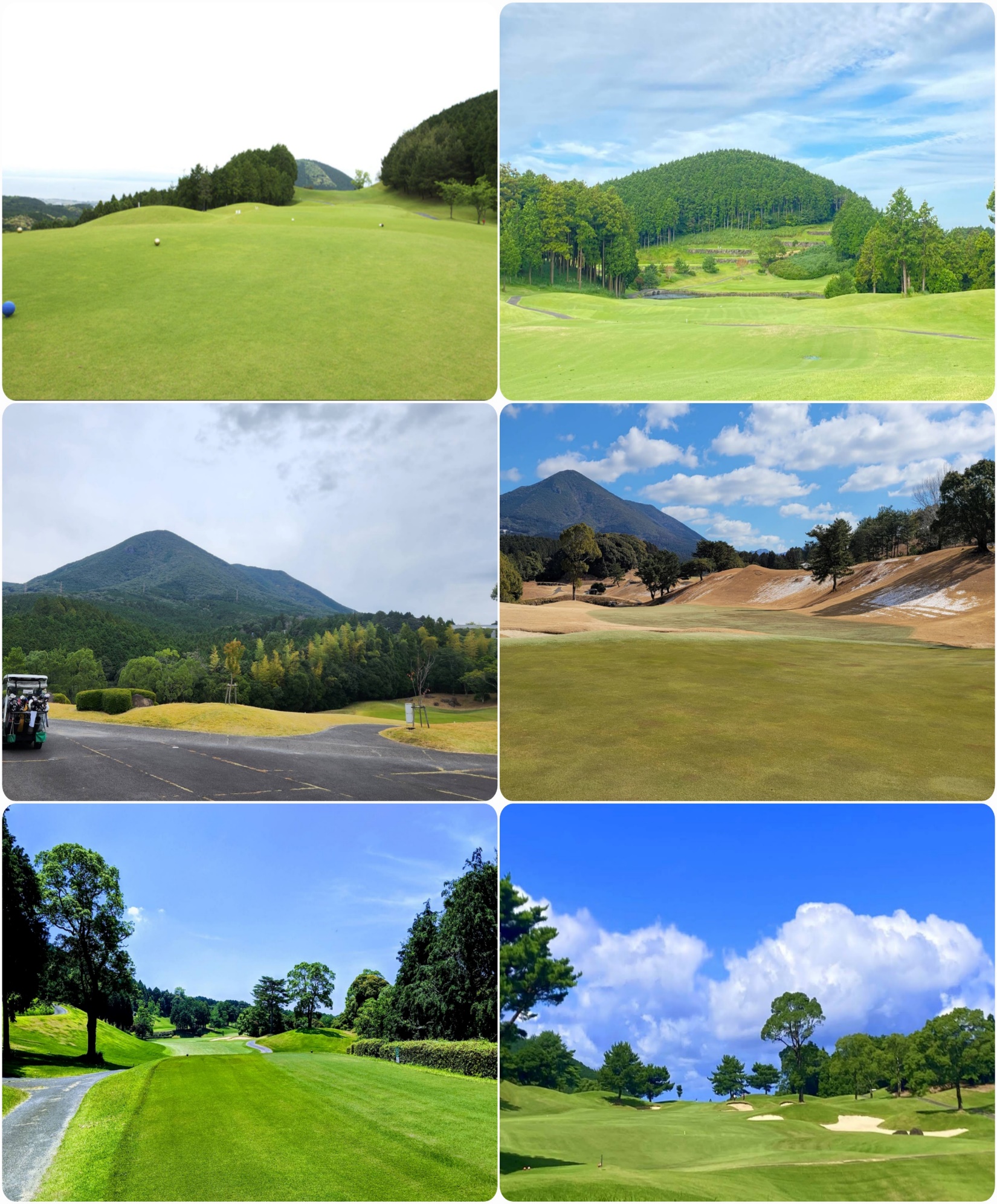 오무라완 골프클럽 뉴 코스 (Ohmurawan Golf Club New Course) 실제 코스 사진