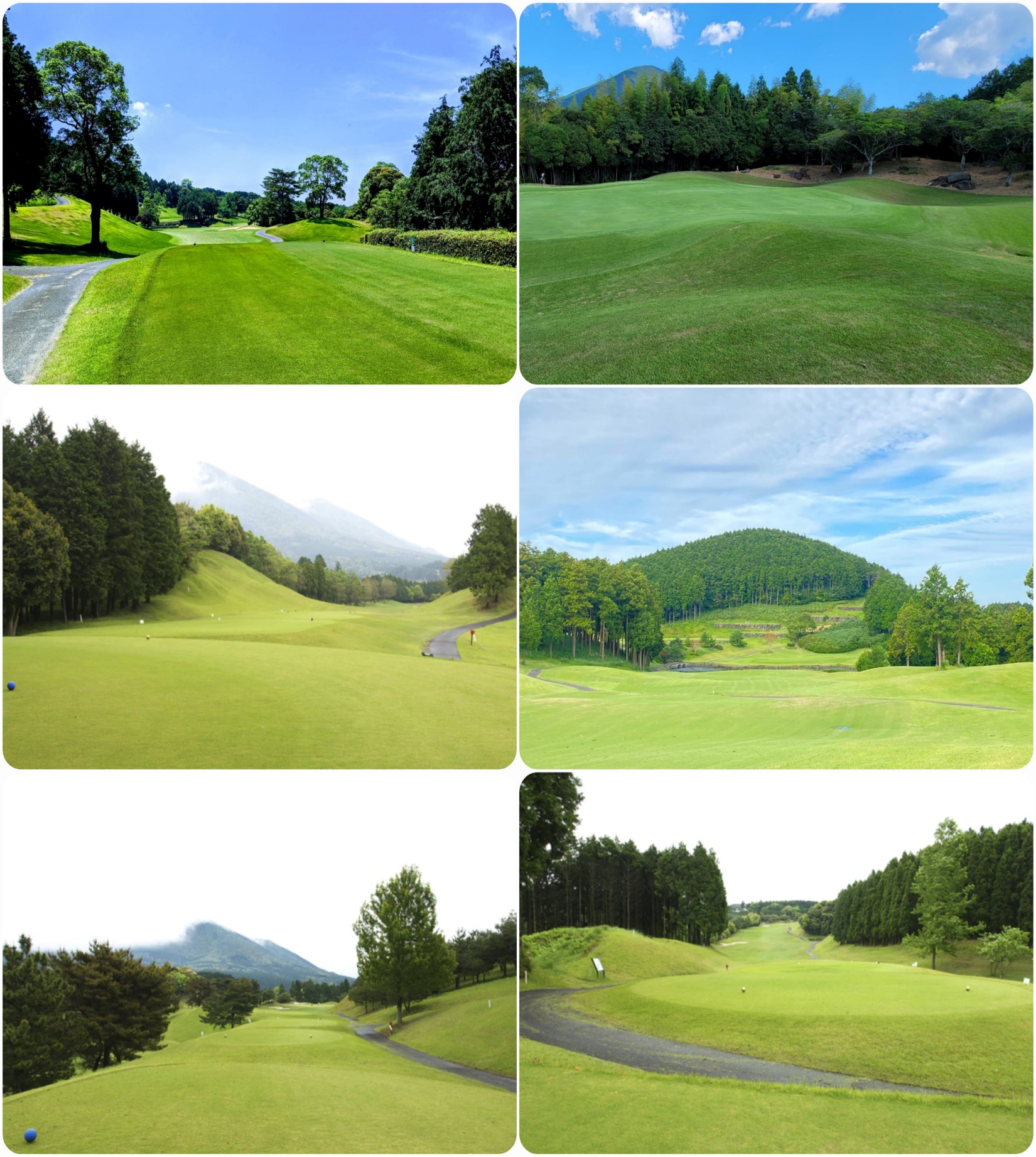 오무라완 골프클럽 뉴 코스 (Ohmurawan Golf Club New Course) 실제 코스 사진