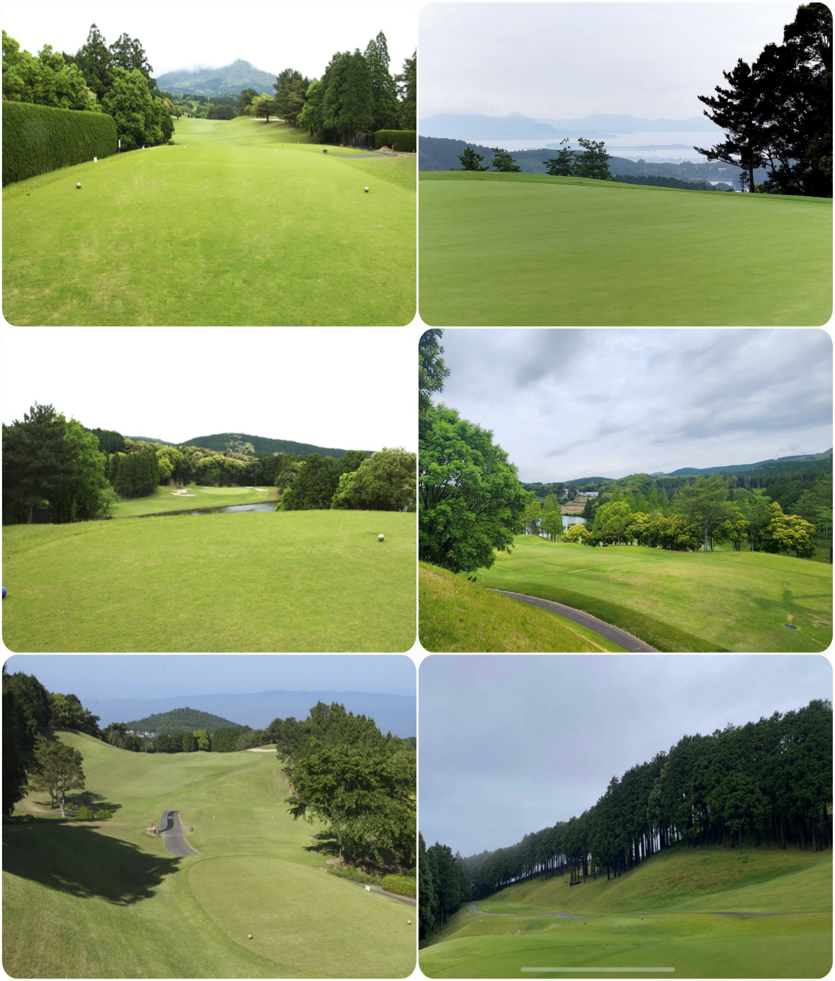 오무라완 골프클럽 올드 코스 (Ohmurawan Golf Club Old Course) 실제 코스 사진