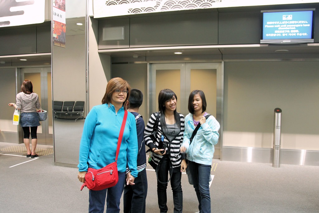 일본 자동입국심사: 일본 TTP 이용 전 나리타공항 도착 이동 구역