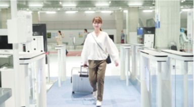 Visit Japan Web QR 오류: 일본 공항 Visit Japan Web 전자세관 게이트 통과 장면